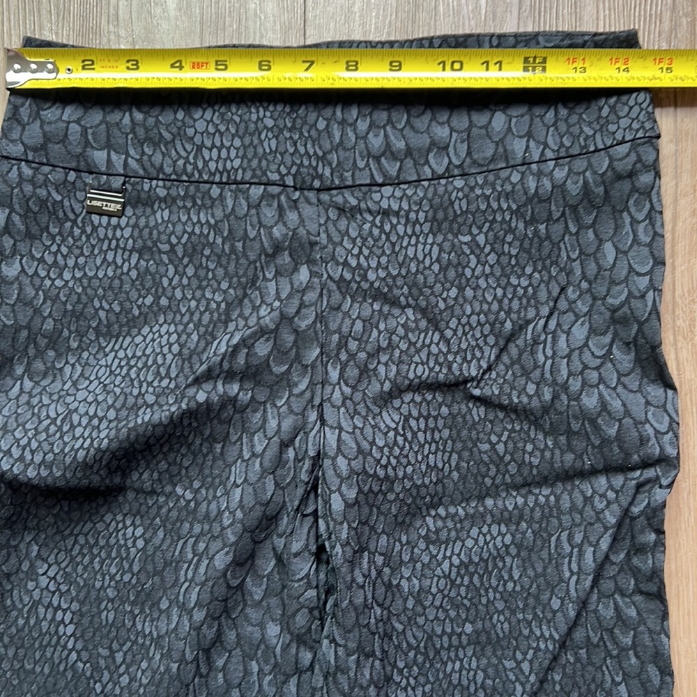 Lisette Women’s Snakeskin Pattern Black & Gray Skinny Jeggings Size 6 - Picture 12 of 16